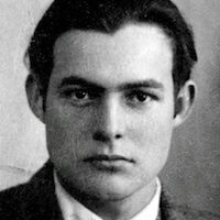Passbild von Hemingway aus dem Jahr 1923