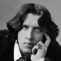 Der Schriftsteller und Dichter Oscar Wilde